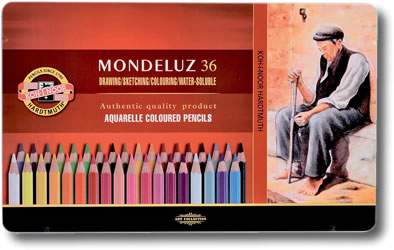Koh I Noor Mondeluz Watercolour Pencil - Tin of 36