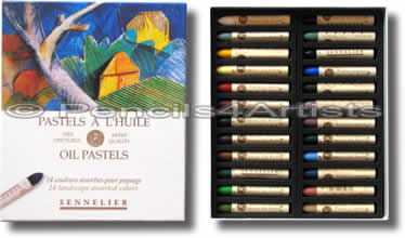 Sennelier Oil Pastels - Box 24 Landscape Colours