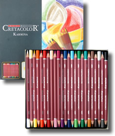 Cretacolor Karmina Fine Art Colour Pencils Tin of 24