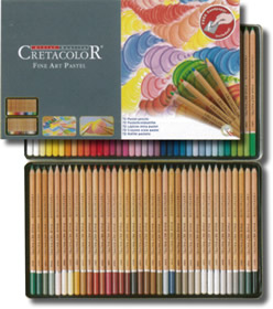 Cretacolor Pastel Pencils Tin of 72