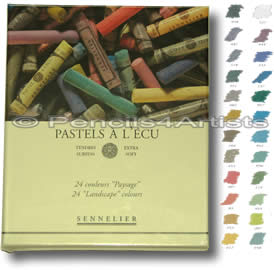 Sennelier Soft Pastels A L'Ecu - Box 24 Landscape Colours