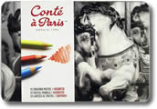 Conte Pastel Pencils Tin 12