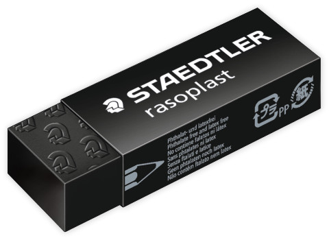 Staedtler Rasoplast 526 B3 BK3D Eraser Set 1 x Rasolplast Combi Eraser, 2 x Rasoplast Eraser 