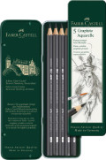 Faber Castell Graphite Aquarelle Tin of 5
