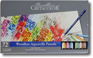 Cretacolor Aqua Monolith Pencils Tin of 72