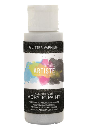 Docrafts Artiste Acrylic Paint - Glitter Varnish