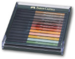 Faber Castell Pitt Artist Brush Pen - Set of 12 Earth Colours