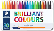 Staedtler Triplus Colour Pens - Tin of 30 Colours