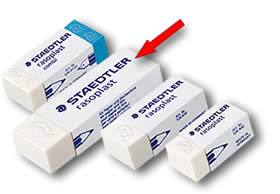 Staedtler Rasoplast Latex Free Eraser - Large 526 B20