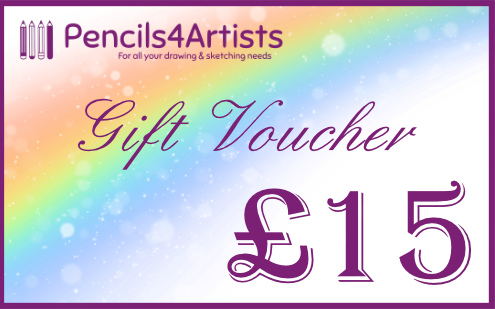 Pencils4artists £15 Gift Voucher