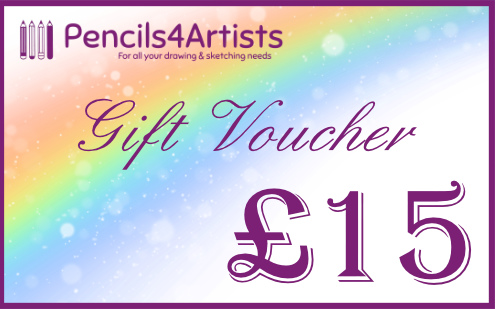 Pencils4artists £15 Gift Voucher