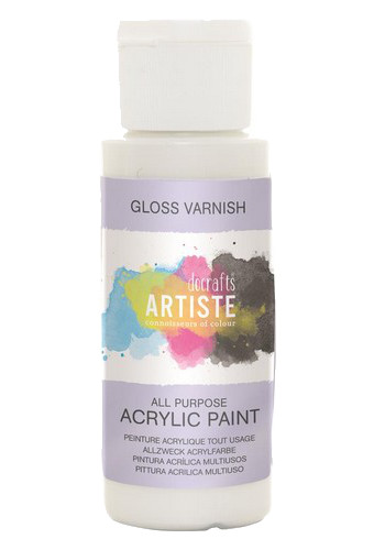 Docrafts Artiste Acrylic Paint - Gloss Varnish