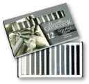 Cretacolor Pastel Carres Set of 12 Greys 