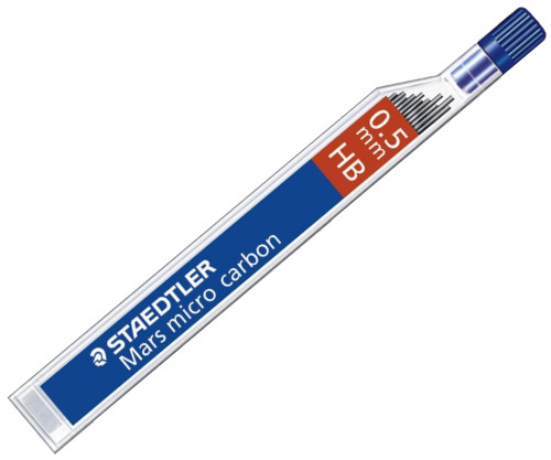 Staedtler Mars Micro Leads 0.5mm Tube 12 leads