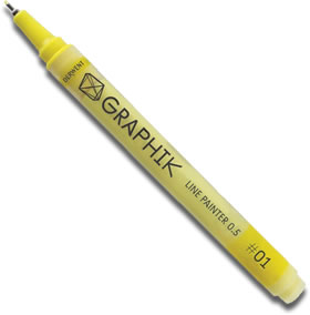 Derwent Graphik Line Painter Pens - Colours