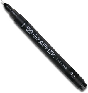 Derwent Graphik Line Maker Pens - Black