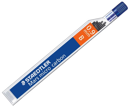 Staedtler Mars Micro Leads 0.9mm Tube 12 leads