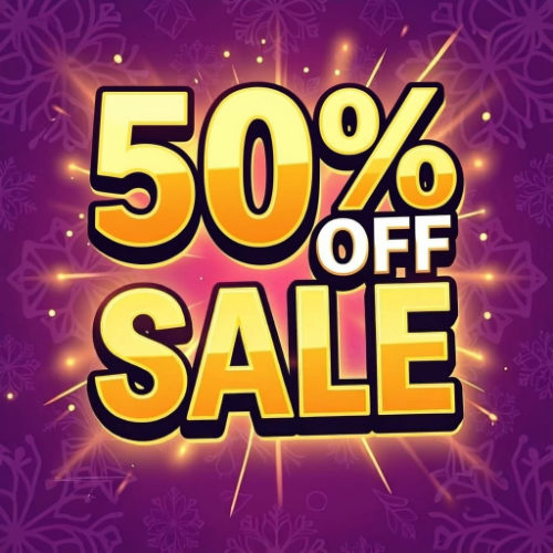 50% Off Everything In This Category