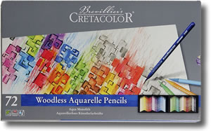 Cretacolor Aquamonolith Pencils Tin of 72