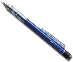 Tombow Monograph 0.5mm Propelling Pencil - Blue Barrel