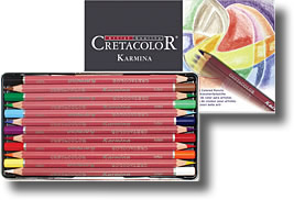 Cretacolor Karmina Fine Art Colour Pencils Tin of 12