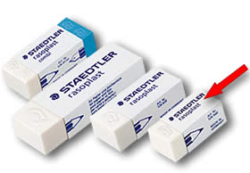 Staedtler Rasoplast Latex Free Eraser - Small 526 B40
