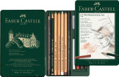 Faber Castell Pitt Monochrome Pencils Set (tin 12)