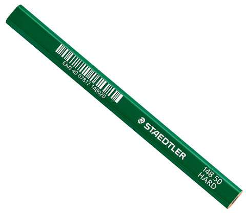 Staedtler Carpenter Pencils - Hard (green barrel)