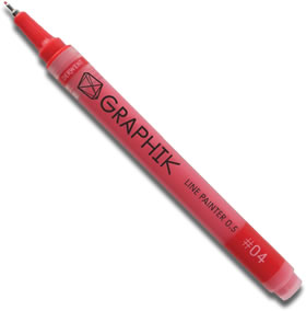 graphik Marker Primary Red