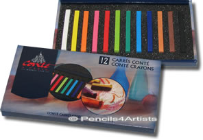Conte Carres Crayons Box of 12