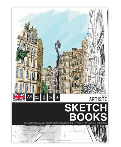 Artiste A4 Plein Air Sketchbooks - 3pk
