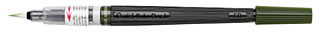 Pentel Colorbrush Brush Pen - Olive Green