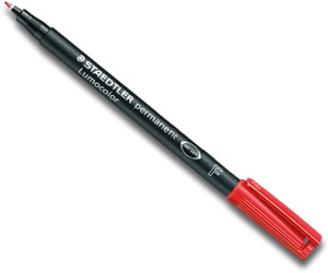Permanent Lumcolor Pens Superfine