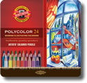 Koh I Noor 3800  Polycolor Colour Pencils Tin of 24