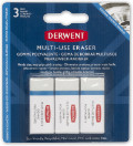 Derwent Multi Use Eraser - Pack of 3