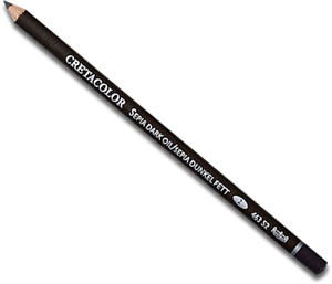 Cretacolor Sepia Oil Pencil - singles