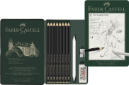 Faber Castell Matt Graphite Pencil - Tin of 11