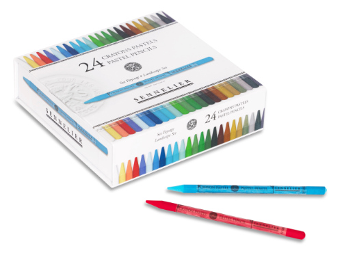 Sennelier Pastel Pencils Set of 24 - Landscape colours