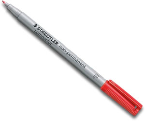 Staedtler Lumocolor Non Permanent Pens - singles