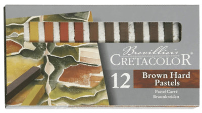 Cretacolor Pastel Carres Set of 12 Browns