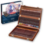 Derwent Coloursoft Pencils Wooden Presentation Box of 48