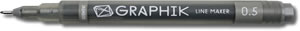 Derwent Graphik Line Marker Graphite Grey